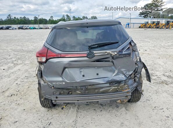 3N1CP5CV5ML528349 2021 NISSAN KICKS Gray უკანა ხედი