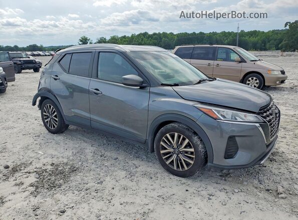 3N1CP5CV5ML528349 2021 NISSAN KICKS Gray წინა მარჯვენა