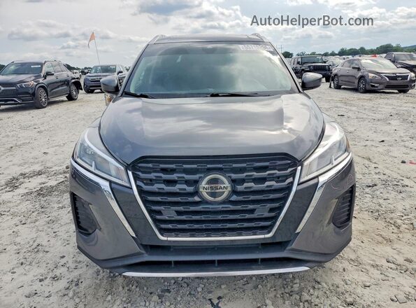3N1CP5CV5ML528349 2021 NISSAN KICKS Gray წინა ხედი