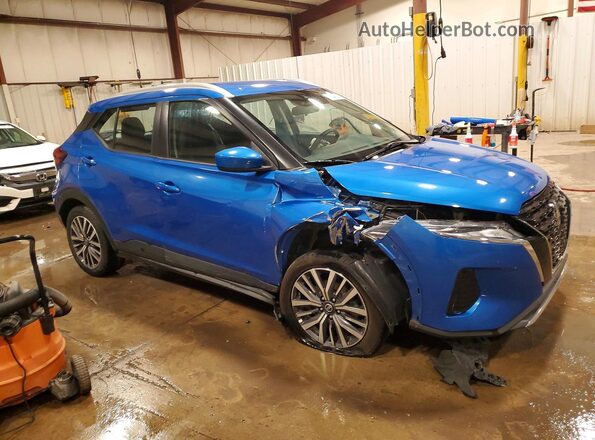 3N1CP5CV5ML530375 2021 NISSAN KICKS Blue 