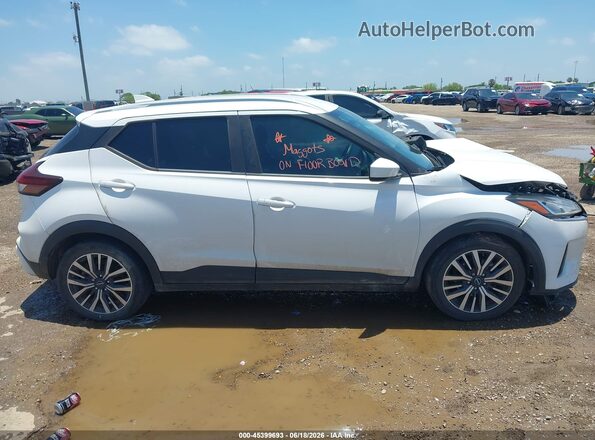 3N1CP5CV5NL510810 2022 NISSAN KICKS White Vista del cuadro de instrumentos