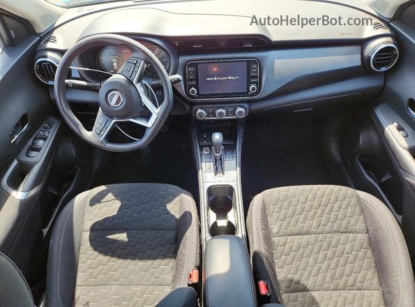 3N1CP5CV5PL483322 2023 NISSAN KICKS Blue Dashboard view