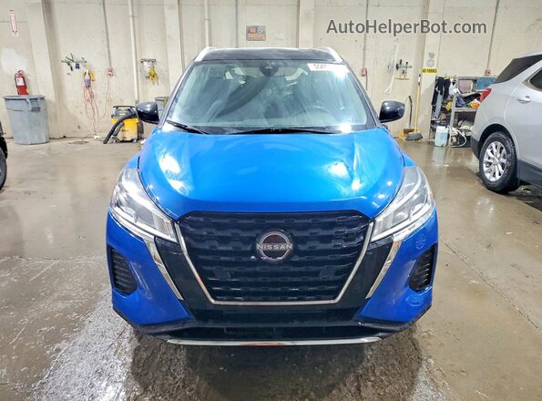 3N1CP5CV5PL483322 2023 NISSAN KICKS Blue Front view
