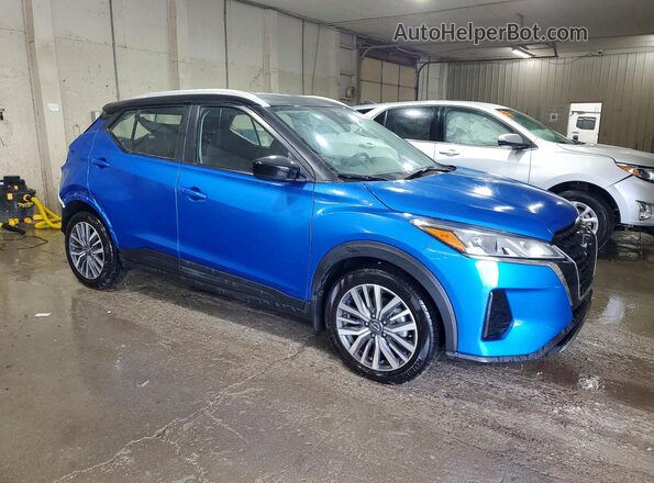 3N1CP5CV5PL483322 2023 NISSAN KICKS Blue Front right