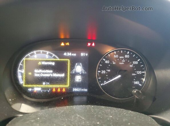 3N1CP5CV5PL483322 2023 NISSAN KICKS Blue Instrument cluster view