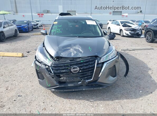 3N1CP5CV5RL492900 2024 NISSAN KICKS Gray Widok zestawu wskaźników