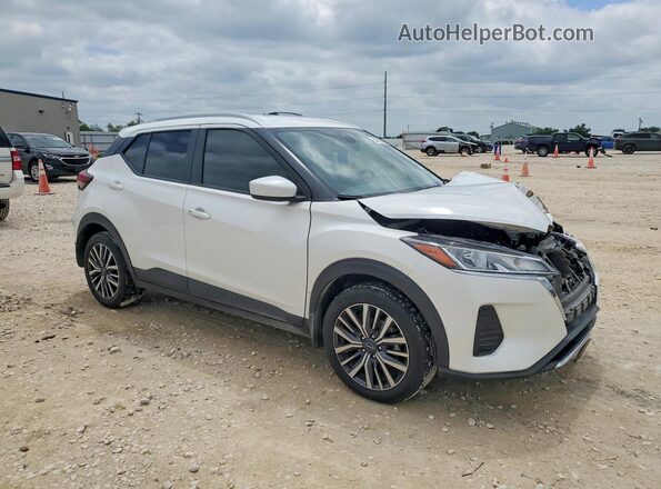 3N1CP5CV5RL531730 2024 NISSAN KICKS White Передня права чверть