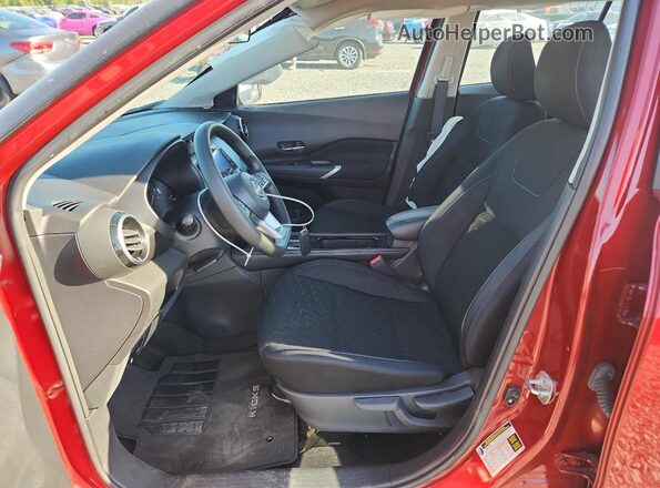 3N1CP5CV6PL504923 2023 NISSAN KICKS Red Вид салону спереду