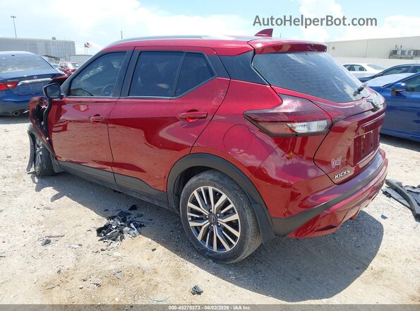 3N1CP5CV6PL552874 2023 NISSAN KICKS Red Trasero izquierdo