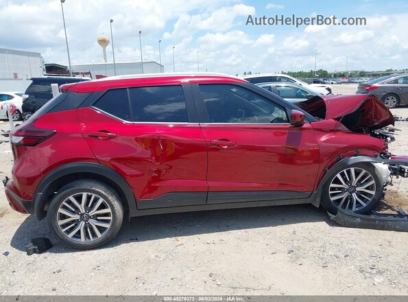 3N1CP5CV6PL552874 2023 NISSAN KICKS Red Vista interior trasera