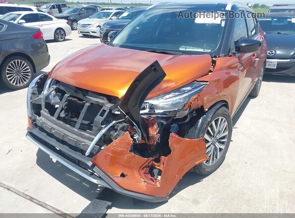3N1CP5CV6PL572882 2023 NISSAN KICKS Orange Вид спереду