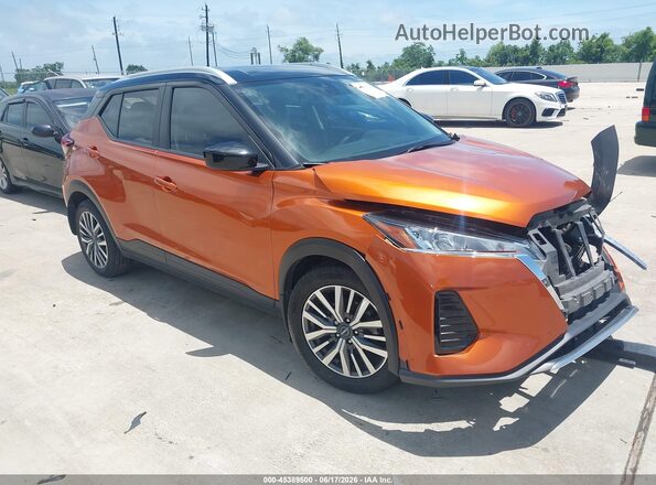 3N1CP5CV6PL572882 2023 NISSAN KICKS Orange Вид задньої частини салону