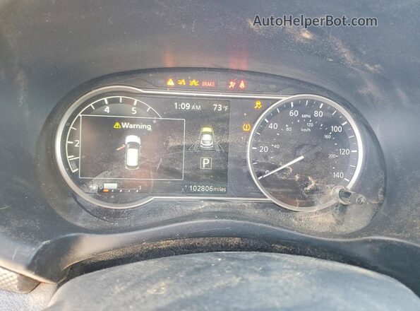 3N1CP5CV7LL477385 2020 NISSAN KICKS Синий Вид щитка приборов