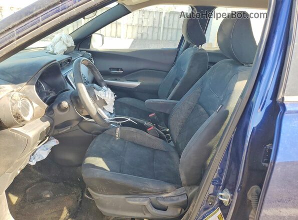 3N1CP5CV7LL477385 2020 NISSAN KICKS Синий Вид салона спереди