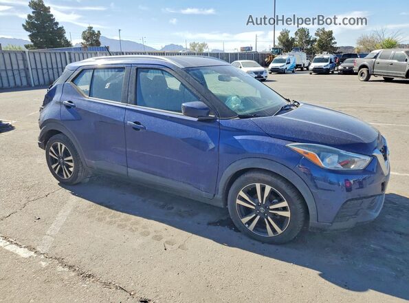 3N1CP5CV7LL477385 2020 NISSAN KICKS Синий Передняя правая четверть