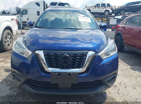 3N1CP5CV7LL500678 2020 NISSAN KICKS Blue Սարքավորումների վահանակի տեսք