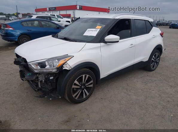 3N1CP5CV7LL516704 2020 NISSAN KICKS White წინა მარცხენა ხედი სამი მეოთხედიდან