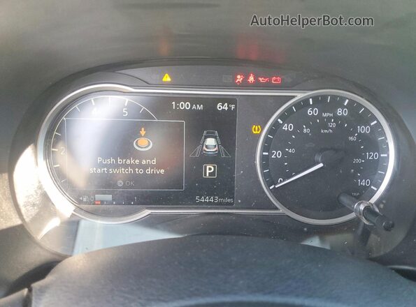3N1CP5CV7LL555261 2020 NISSAN KICKS White Սարքավորումների վահանակի տեսք