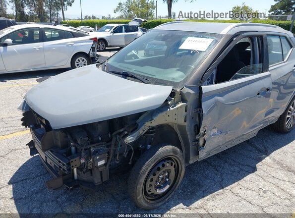 3N1CP5CV7ML542401 2021 NISSAN KICKS Gray Front view