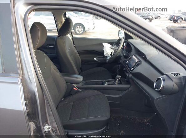 3N1CP5CV7ML555083 2021 NISSAN KICKS Gray Սալոնի դիմացի տեսք