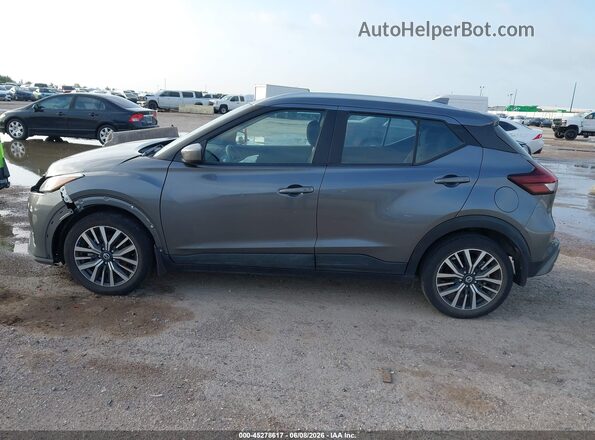 3N1CP5CV7ML555083 2021 NISSAN KICKS Gray Սալոնի 360 աստիճան տեսք