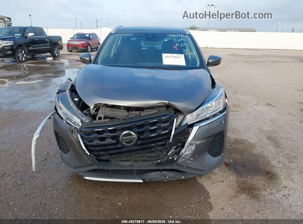 3N1CP5CV7ML555083 2021 NISSAN KICKS Gray Սարքավորումների վահանակի տեսք