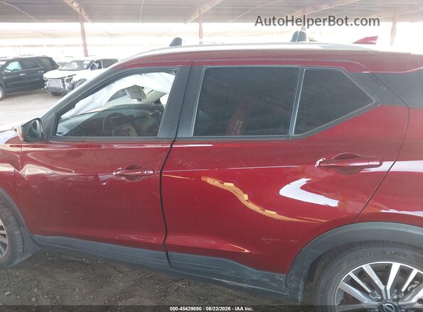 3N1CP5CV7NL502966 2022 NISSAN KICKS Red სალონის 360-გრადუსიანი ხედი
