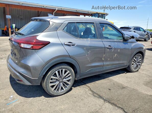 3N1CP5CV7NL504684 2022 NISSAN KICKS Gray 
