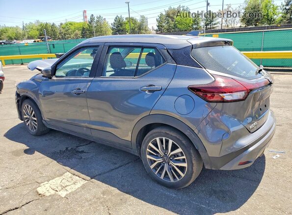 3N1CP5CV7NL504684 2022 NISSAN KICKS Gray 