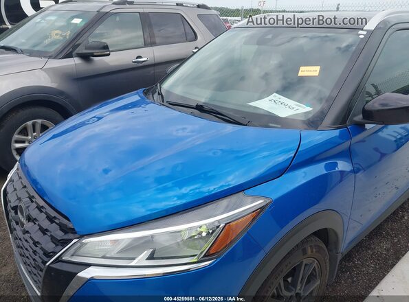 3N1CP5CV7RL471319 2024 NISSAN KICKS Blue Դիմացի տեսք