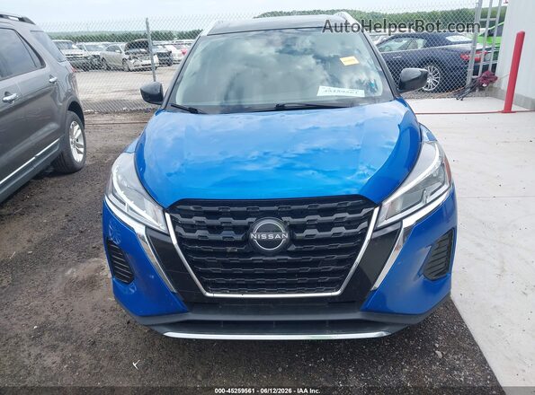 3N1CP5CV7RL471319 2024 NISSAN KICKS Blue Սարքավորումների վահանակի տեսք