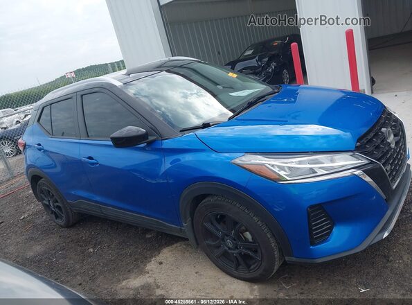 3N1CP5CV7RL471319 2024 NISSAN KICKS Blue Սալոնի հետևի տեսք