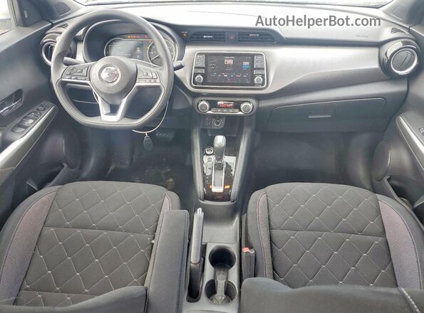 3N1CP5CV8LL525735 2020 NISSAN KICKS White Առջևի վահանակի տեսք