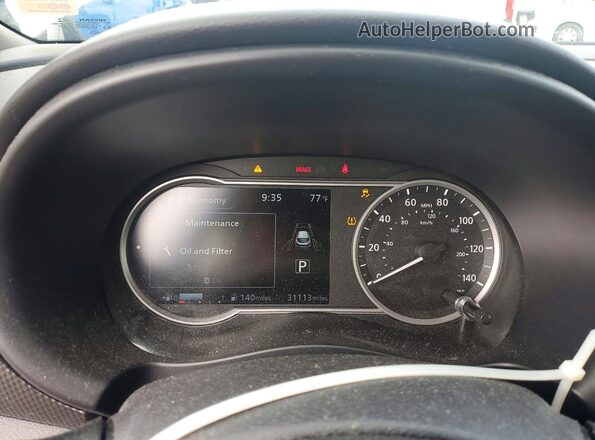 3N1CP5CV8LL525735 2020 NISSAN KICKS White Սարքավորումների վահանակի տեսք