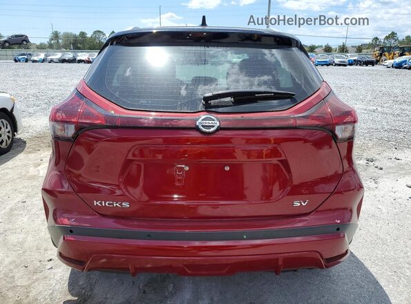 3N1CP5CV8ML516759 2021 NISSAN KICKS Red Vista trasera