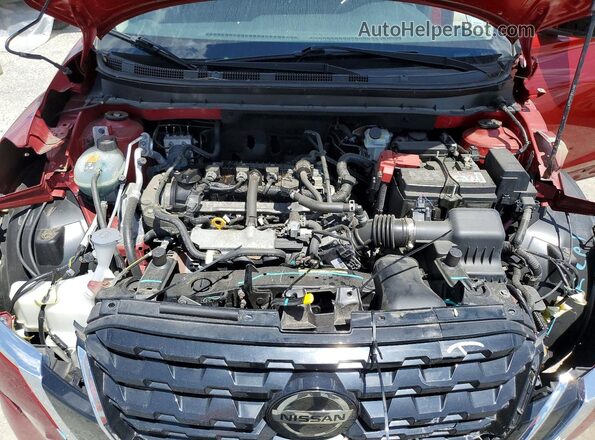 3N1CP5CV8ML516759 2021 NISSAN KICKS Red Vista del compartimento del motor