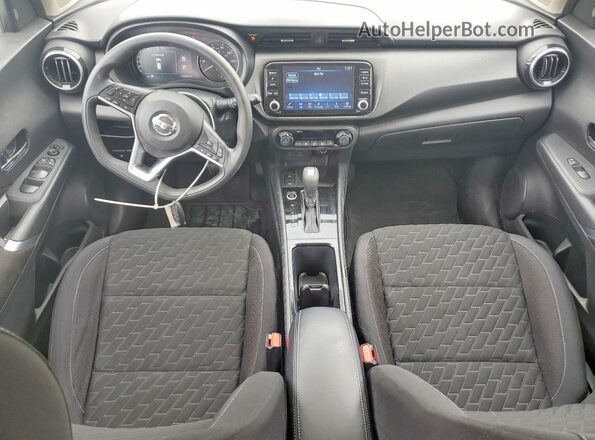 3N1CP5CV8ML530211 2021 NISSAN KICKS White Առջևի վահանակի տեսք