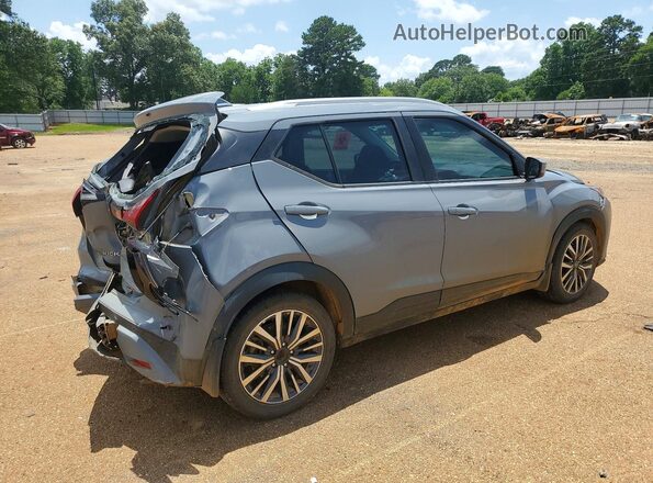 3N1CP5CV8ML544898 2021 NISSAN KICKS Серый Задняя правая четверть