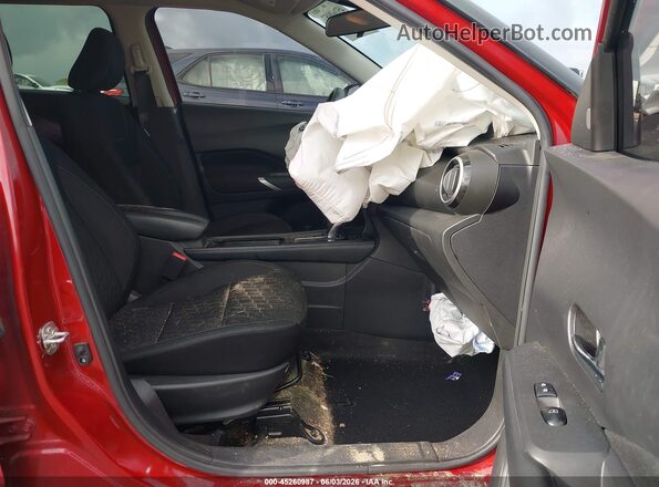 3N1CP5CV8PL501327 2023 NISSAN KICKS Red Widok wnętrza z przodu