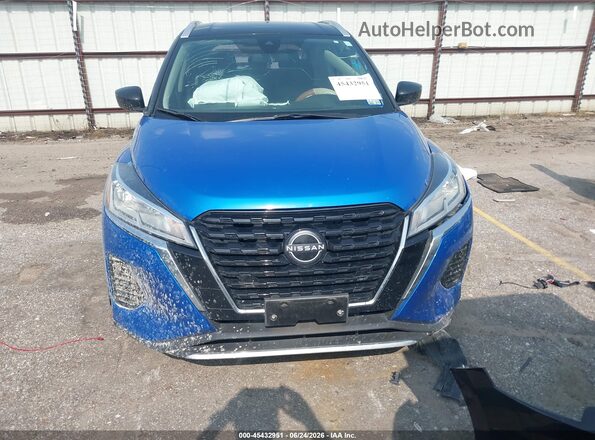 3N1CP5CV8PL527135 2023 NISSAN KICKS Blue Սարքավորումների վահանակի տեսք