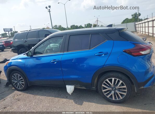 3N1CP5CV8PL527135 2023 NISSAN KICKS Blue Սալոնի 360 աստիճան տեսք