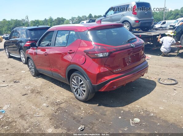 3N1CP5CV8RL515764 2024 NISSAN KICKS Темно-бордовый Задняя левая четверть