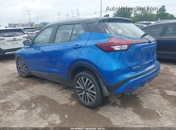 3N1CP5CV8RL550238 2024 NISSAN KICKS Blue Trasero izquierdo