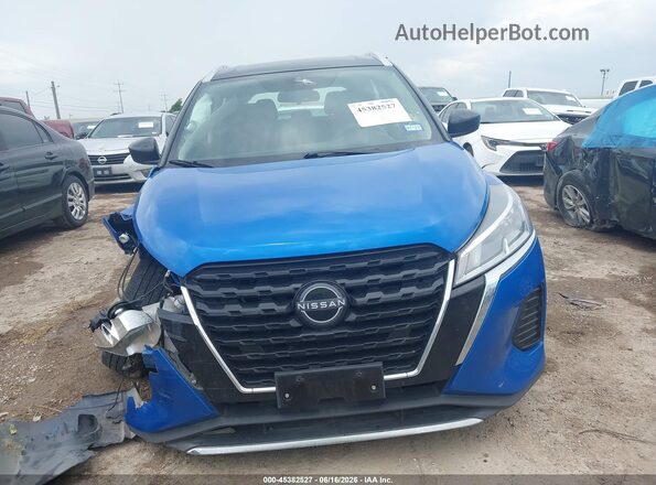 3N1CP5CV8RL550238 2024 NISSAN KICKS Blue Vista del cuadro de instrumentos