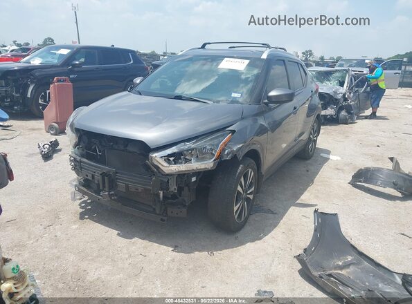 3N1CP5CV9LL549767 2020 NISSAN KICKS Gray Front left