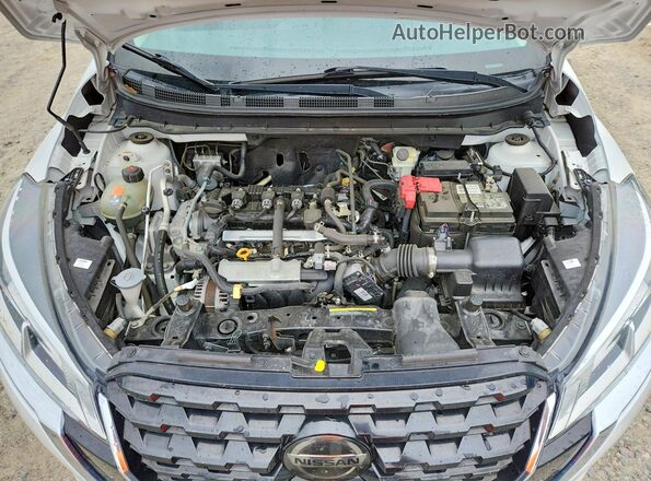 3N1CP5CV9ML478488 2021 NISSAN KICKS White Вид підкапотного простору