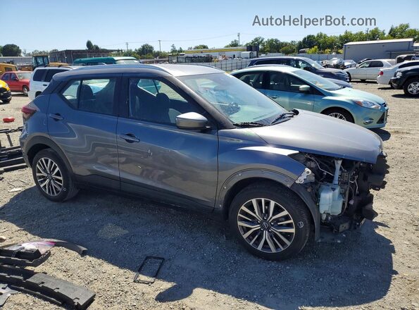 3N1CP5CV9NL504623 2022 NISSAN KICKS Gray 