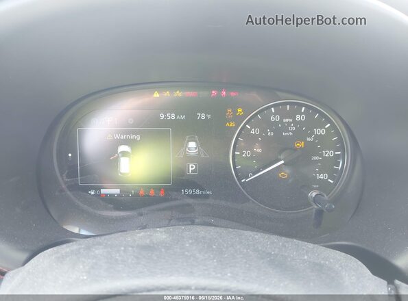 3N1CP5CV9NL520451 2022 NISSAN KICKS Orange Rear seats view