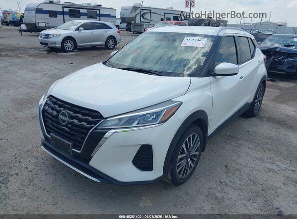 3N1CP5CV9PL522669 2023 NISSAN KICKS White Передня ліва чверть