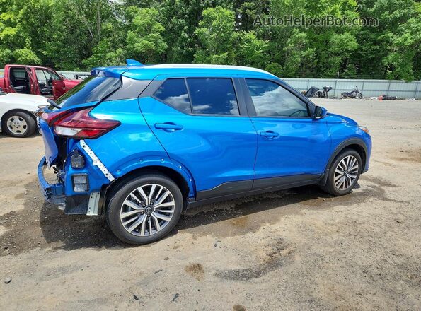 3N1CP5CV9PL543523 2023 NISSAN KICKS Blue უკანა მარჯვენა